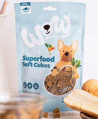 Soft Cubes Snacks von WOW DOG