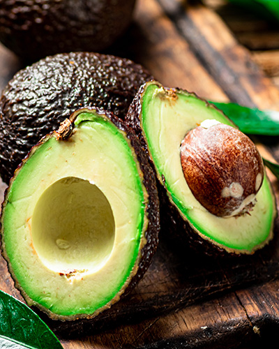 Offene Avocado